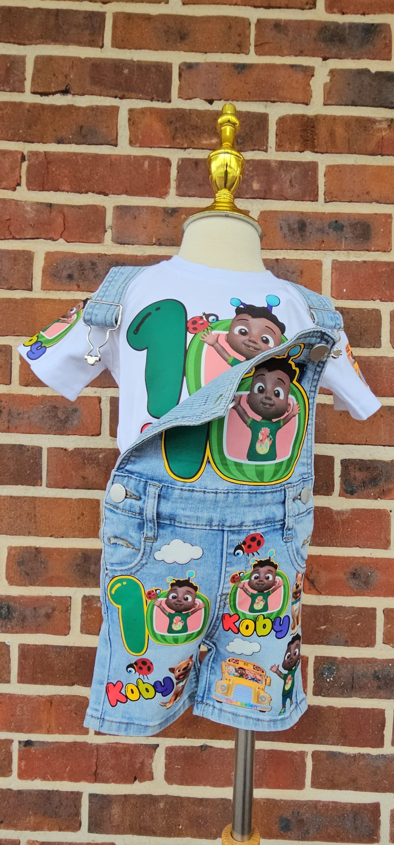 Cocomelon overall outfit