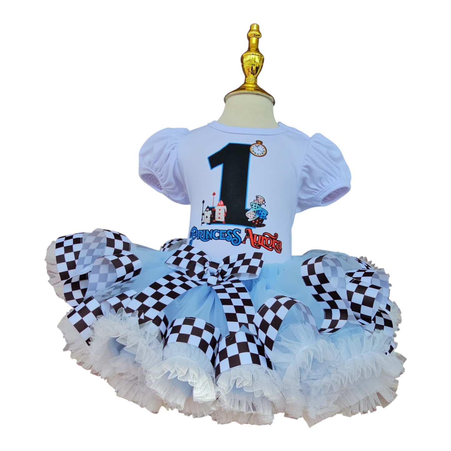 Personalized Princess Girl Birthday Tutu Outfit