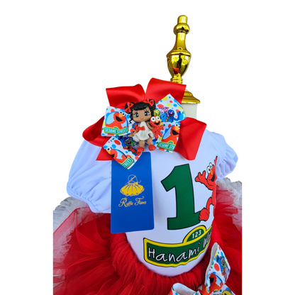 Elmo Birthday Tutu Outfit
