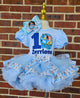Blue Dog Tutu Outfit, Custom Blue Dog Birthday Outfit, Bluey Tutu Set, Dog Tutu Outfit, First Bluey Birthday Set, Girl Dog Tutu Outfit.