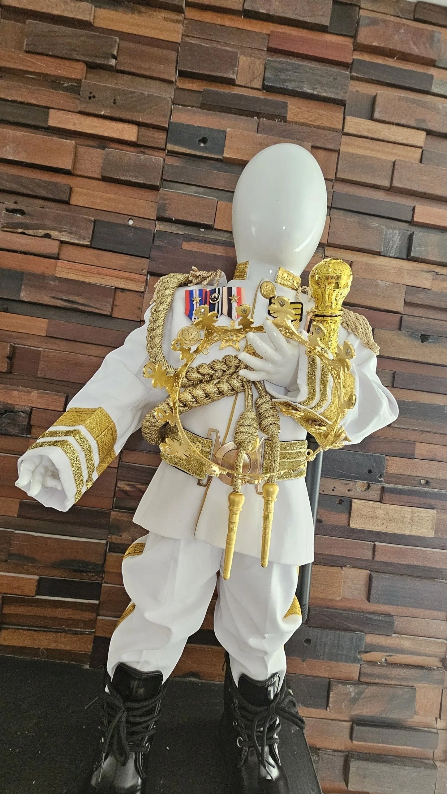 Baby Boys Formal Military Dress Uniform Costume
