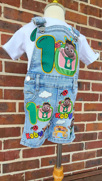 Cocomelon overall outfit