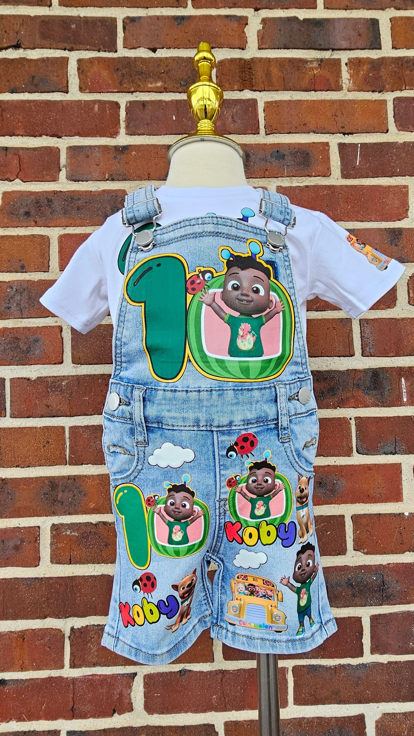 Cocomelon overall outfit