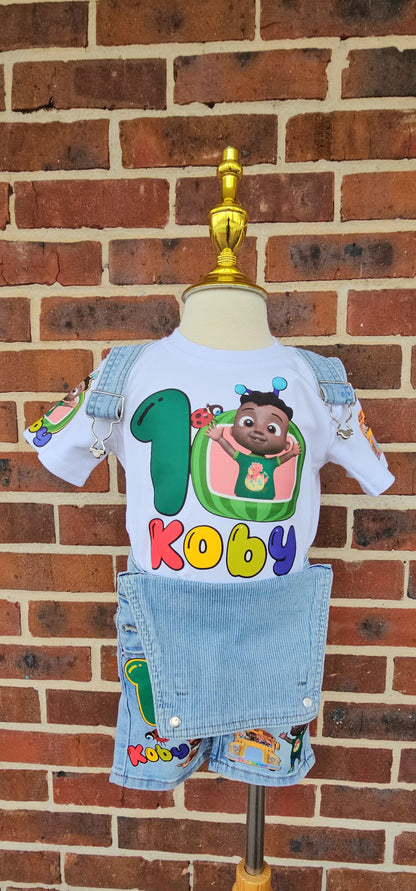 Cocomelon overall outfit